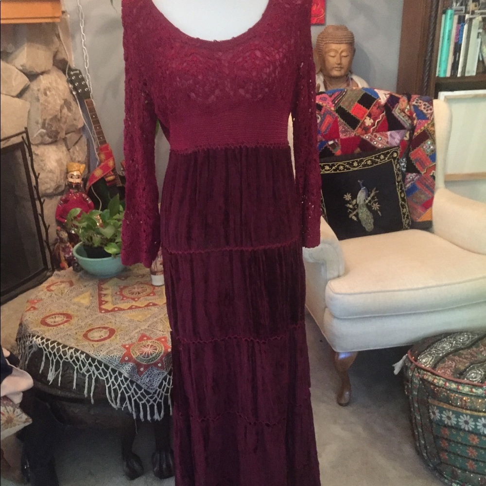 Vintage velvet dress